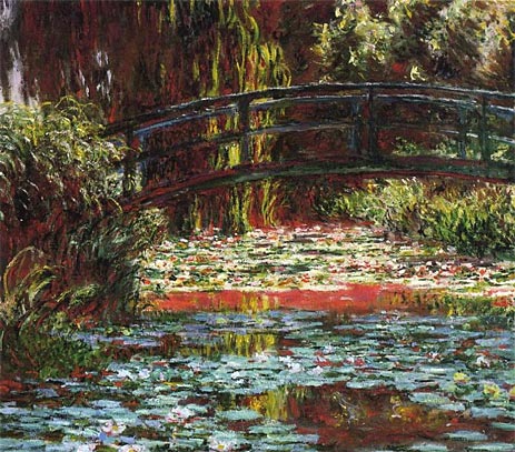 Monet Japanese bridge at giverny