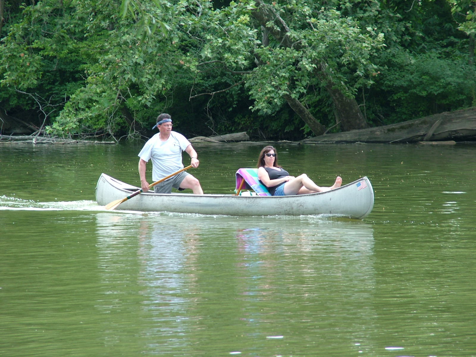 Fort Wayne, canoe, wife, husband, paddling, high knee, marriage, partners